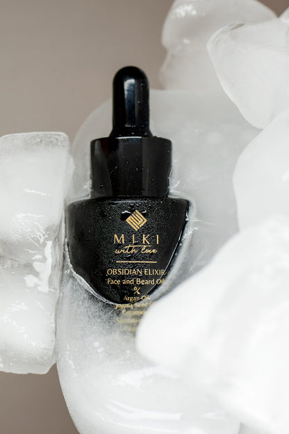 OBSIDIAN ELIXIR Men Face & Beard Oil