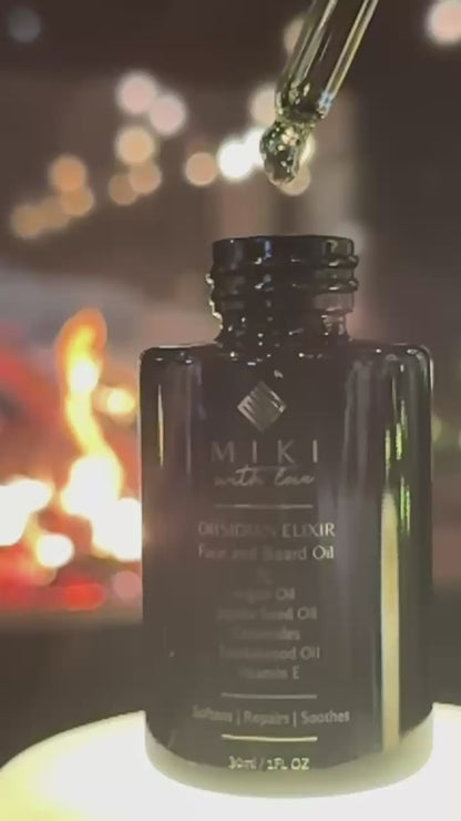 OBSIDIAN ELIXIR Men Face & Beard Oil