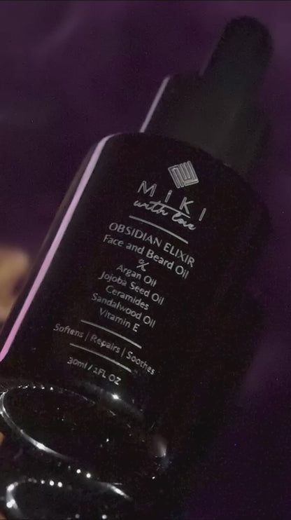 OBSIDIAN ELIXIR Men Face & Beard Oil