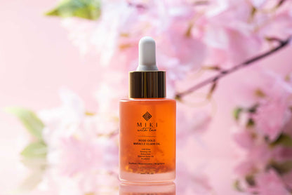 24K Rose Gold Miracle Elixir Oil - Retinol Alternative Anti-aging & Firming Concentrate, 30ml